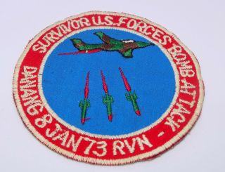 VINTAGE 1973 DA NANG Vietnam Friendly Fire Pocket Patch 6