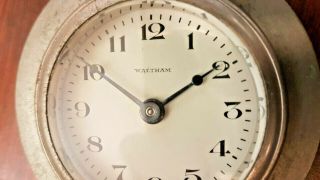 Waltham 8 Day Clock Runs Well 6/13