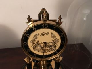 Vintage Schatz German Glass Dome Clock 2