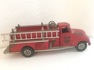 Vintage 1950s Tfd No.  5 Tonka Fire Engine Toy Truck.  Incomplete