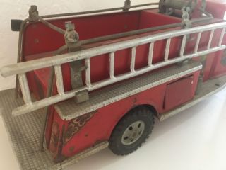 Vintage 1950s TFD No.  5 Tonka Fire Engine Toy Truck.  INCOMPLETE 5