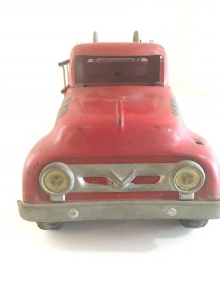 Vintage 1950s TFD No.  5 Tonka Fire Engine Toy Truck.  INCOMPLETE 7