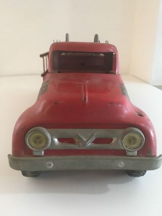 Vintage 1950s TFD No.  5 Tonka Fire Engine Toy Truck.  INCOMPLETE 8