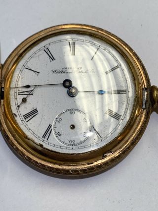 Gold Filled American Waltham Watch Company Pocket Watch 3