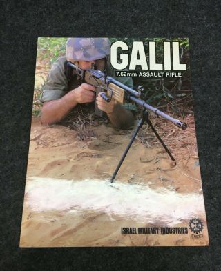 Galil 7.  62 Assault Rifle Sales Flyer 1982