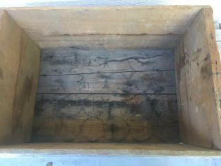 VINTAGE OLD WOODEN CRATE ALASKA Packers Ass.  San Francisco Pink Salmon 4