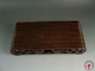 Fine Large Chinese Rosewood Carved Presentation Display Stand Base