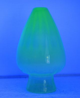 Art & Crafts Vaseline glass lamp shade Powell ? W A S Benson 14 X 8.  5 cm 4