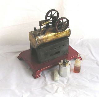 Vintage Horizontal Double Flywheel Doll Steam Engine (i Think)