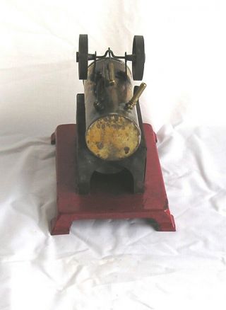 Vintage Horizontal double flywheel Doll steam engine (I think) 6