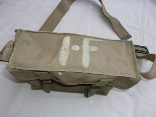 WW2 GI Engineer ' s Demolition Kit Bag - - OD 3 with Wide Shoulder Strap 3