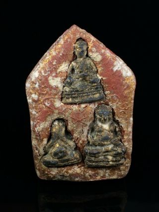 Magic Powder Phra Khunphan Lp Tim Wat Lahanrai Thai Amulet