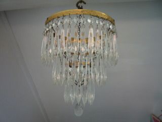 Vintage French Waterfall Chandelier