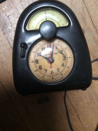 Vintage Clock Measured Time Model - L La Porte,  Ind. ,  Parts