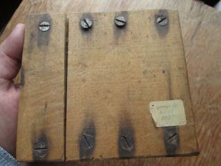 3 Antique German Black Forest - Carved WOOD - SPRINGERLE COOKIE BOARD MOLDS 1 6