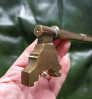 Vintage retro large heavy brass locksmith lock shop display key cutting sign  4