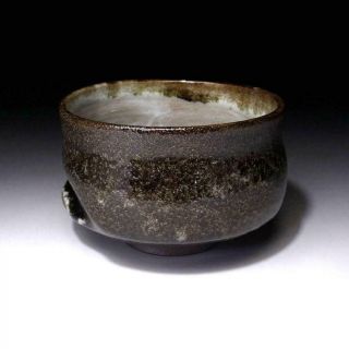 UJ6: Vintage Japanese Pottery Tea Bowl of Seto Ware, 2