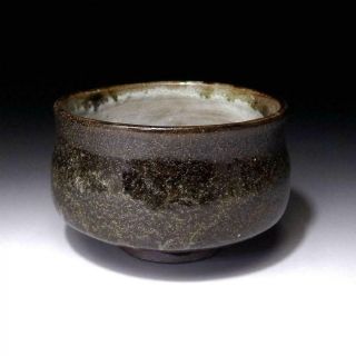 UJ6: Vintage Japanese Pottery Tea Bowl of Seto Ware, 3