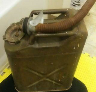 Vintage Qmc Jerry Can Military 5l Fuel Gas Oil Can 20 - 5 - 51