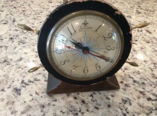 Vintage Sessions Ships Wheel Clock -