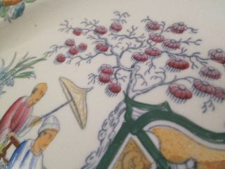 Antique Chinese Export Porcelain Dinner Plate 10 1/4 