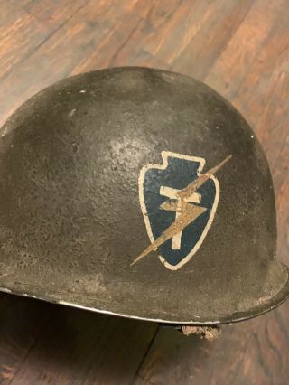 US WW2 M1 Helmet Combat Helmet USA Army Antique 4