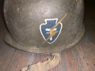 US WW2 M1 Helmet Combat Helmet USA Army Antique 6