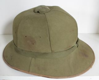 German WW 2 Africa Corps Tropical Helmet 3