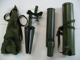 vietnam WWII Sniper / Army M49 (Sniper Spotting Scope m15 tripod and cases 2