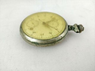 Antique Swiss Chronograph Pocket Watch Movement (in part case) 4