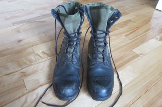80s Ro Search Spike Protective Jungle Boots.  Vintage Military 7 1/2 R
