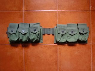 Portuguese Paratroopers Webbing Belt Africa War