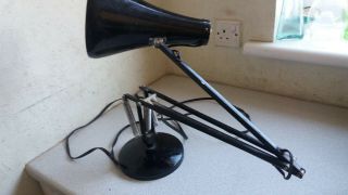 Vintage Herbert Terry Black Anglepoise Lamp - Needs Wiring Looked At