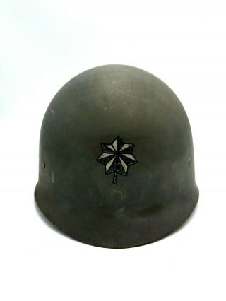 Vintage Vietnam War Us Military Army M - 1 M1 Helmet Liner Body Steinberg Bros D24