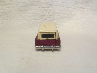 Vintage Tin Yonezawa Buick Station Wagon 1950 ' s Toy Car 8.  5 