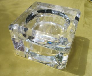 Vintage Mid Century Acrylic Ice Box,  Albrizzi Style