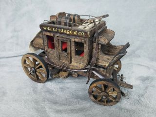 Wells Fargo Mini Wooden Stagecoach Wagon