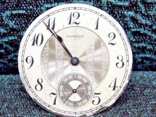 Antique E.  Howard / Co.  Boston 41mm - Size Pocket Watch Movement 17 Jewels 3 Adj 