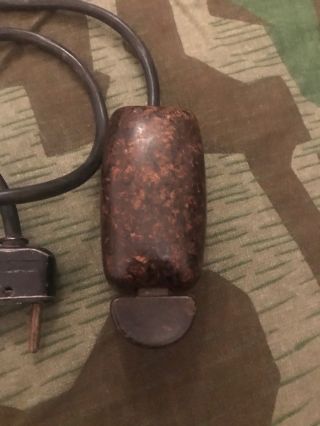 Ww2 Wwii German Telegraph Morse Key Bakelite For Military Radio Wehrmacht Tkr