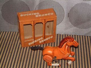 Daiya " Bucking Bronco " Clockwork Tin Horse.  & Box