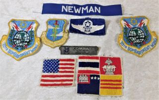 Named Vietnam Us Air Force 70th 380th Bombardment Wings Badge Patches Grouping