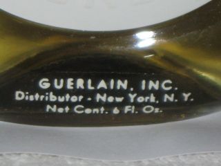 Vintage Guerlain Shalimar Perfume Bottle & Box - Cologne 6 OZ -,  3/4 Full 7