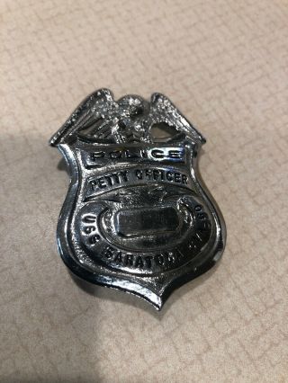 Military Police Badge USS saratoga Cva 69 Rare And Unique 2