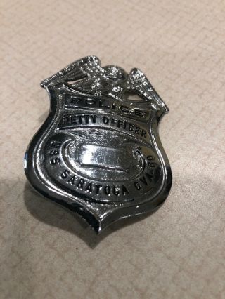 Military Police Badge USS saratoga Cva 69 Rare And Unique 3
