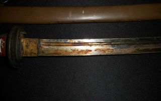 WW2 Japanese NCO Sword - Antique/Old WW II Samurai - IJA Army Katana - MATCHING 11