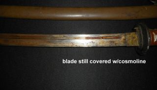 WW2 Japanese NCO Sword - Antique/Old WW II Samurai - IJA Army Katana - MATCHING 5