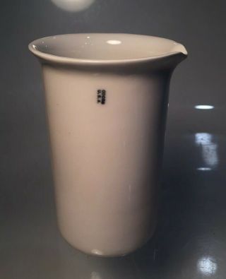 Vintage Coors Usa Porcelain Chemistry Beaker Ceramic Apothecary 1