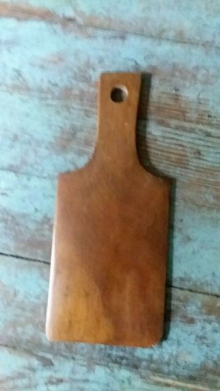 Primitive Wooden Butter Paddle Great Patina &