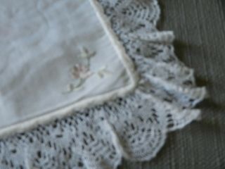 Antique English Regency Period Silk Work Embroidery on Jean Fabric Ladies Pouch 4