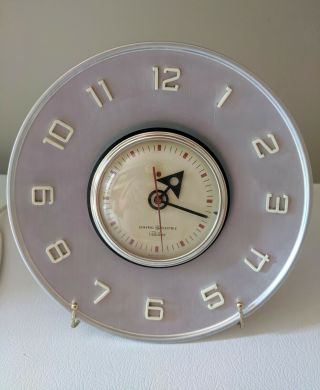 MCM General Electric Vintage Telechron Wall Clock 2